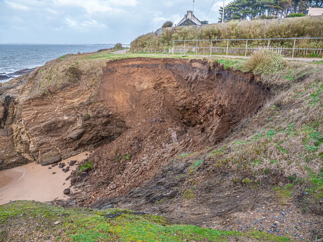 Eboulement de la falaise de Congrigoux